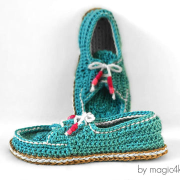 Sneakers with rope soles