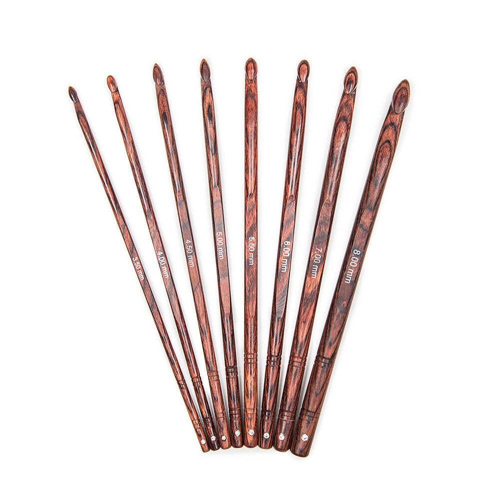 KnitPro Symfonie Rose Crochet Hook (Set of 8)