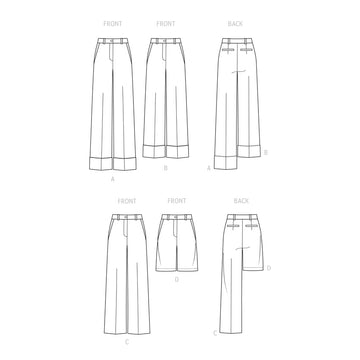 Simplicity Misses' Pants and Shorts S9647 - Sewing Pattern