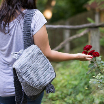 Light Grey Dipped Backpack