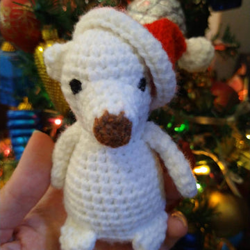 Little Christmas Bear amigurumi