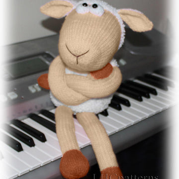 Sheep Knitting Pattern (an extremely soft, huggable and cute toy)