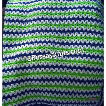 Seattle Stripes Baby Blanket