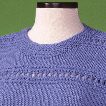 Garter Eyelet Pullover #132