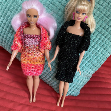Barbie Dress & Cardi Set