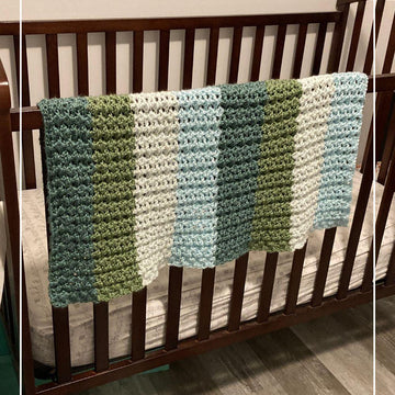 Hudson Soft and Bulky Baby Blanket Crochet Pattern