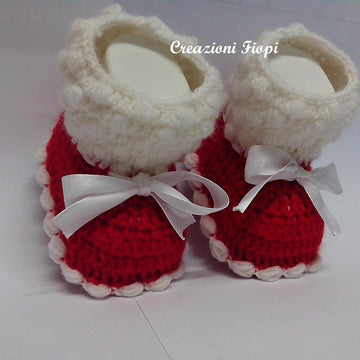 Baby Christmas Booties