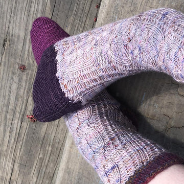 Twisted Lace Socks