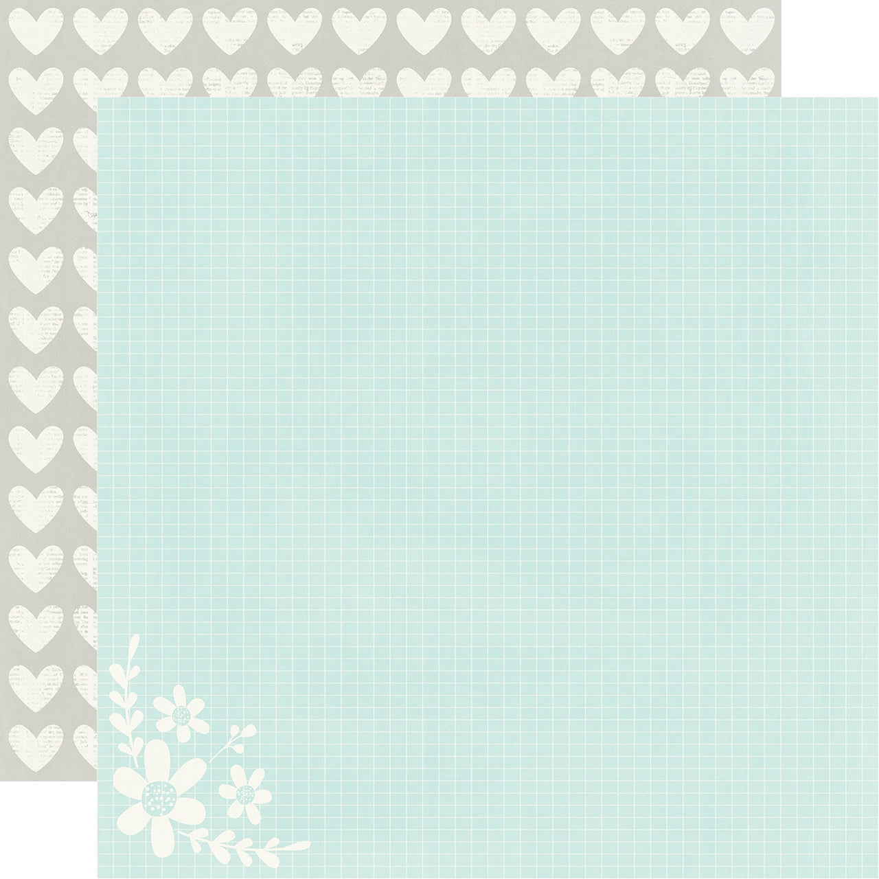 Simple Stories Heart Double-Sided Cardstock 12"X12" 25/Pkg - My Heart