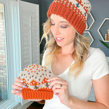 Amanita Mushroom Beanie Hat