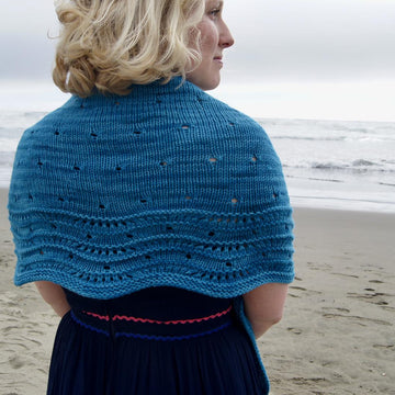 Where the Waves Meet Shawl