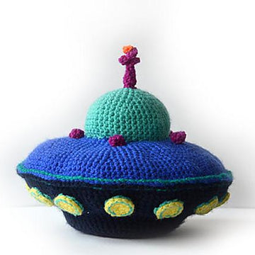 Flying Saucer Crochet Pattern, Aliens Amigurumi, Aliens Crochet Pattern, Flying Saucer Amigurumi