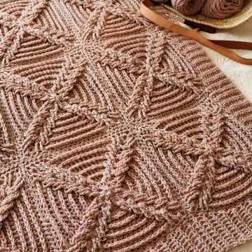 Dutch Braid Motif Afghan