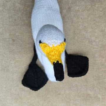 Knitted Whooper Swan