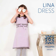 "Lina Dress" - Dress Knitting Pattern For Girls in MillaMia Naturally Soft Merino
