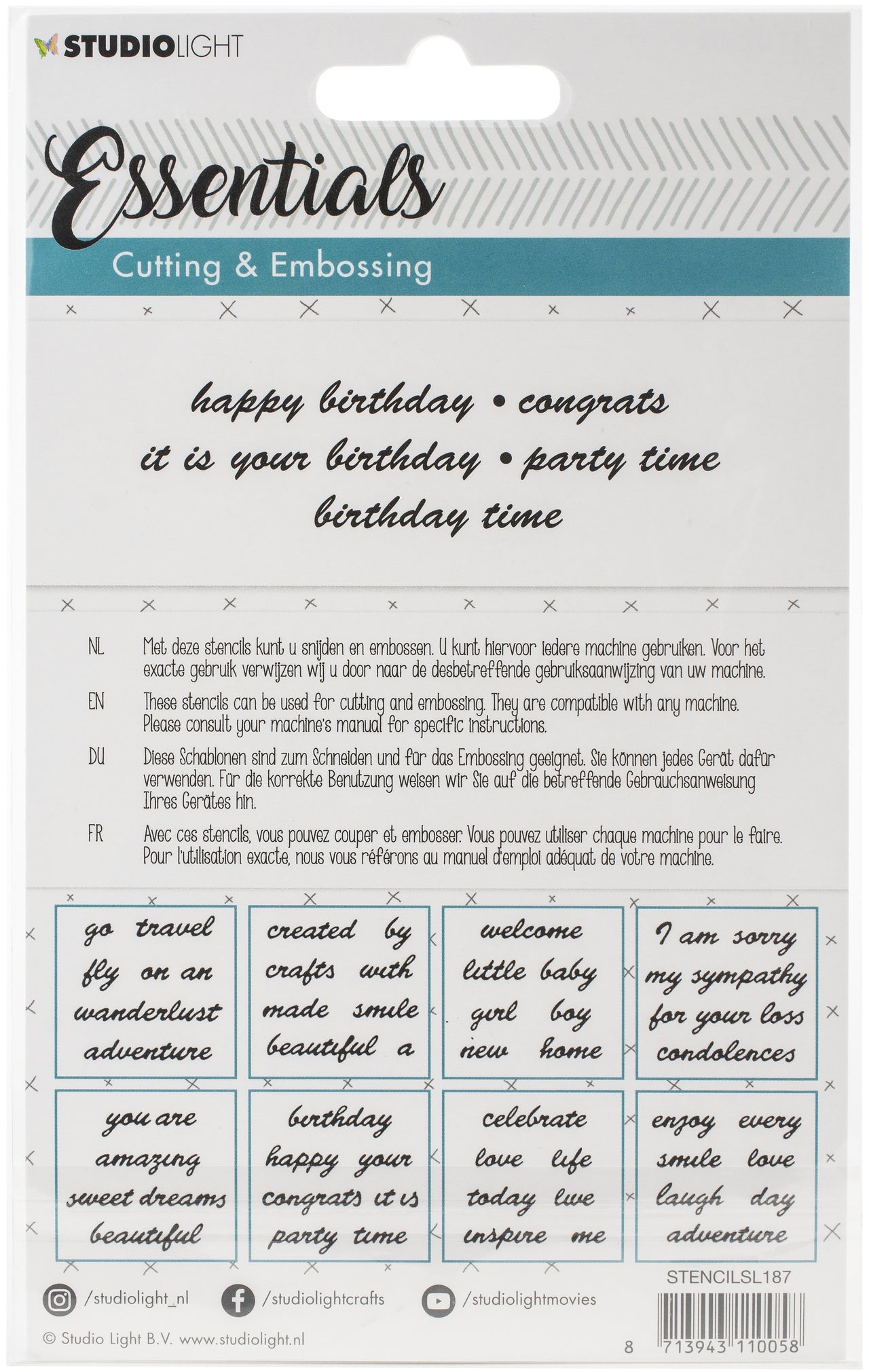 Studio Light Essentials Cutting & Embossing Die - 594884