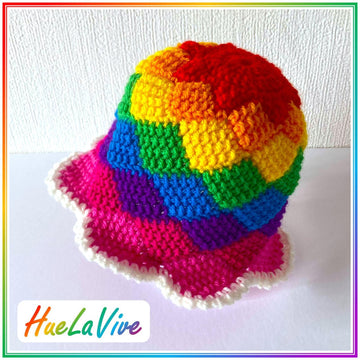 Baby Checkered beanie by HueLaVive