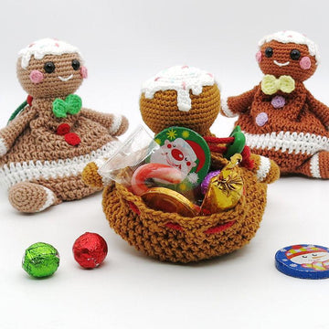 Drawstring Bag - Gingerbread