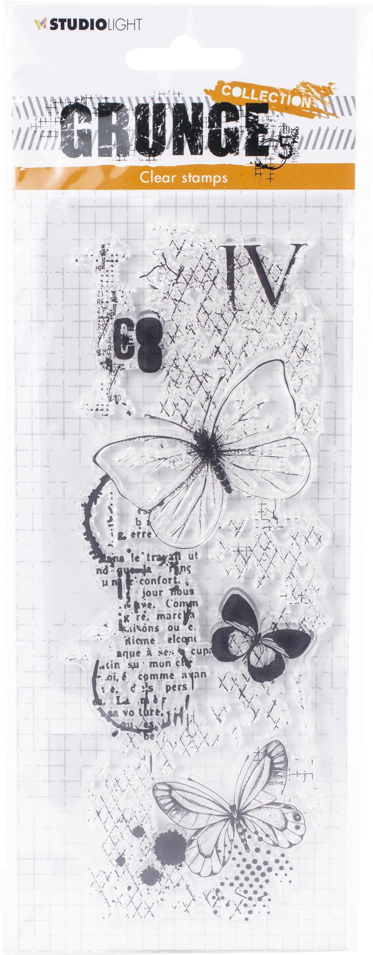 Studio Light Grunge 3.0 Collection A5 Stamp - NR. 406