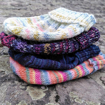 Sock Yarn Charity Hats