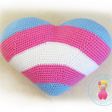 Heart Cushion - PDF crochet pattern
