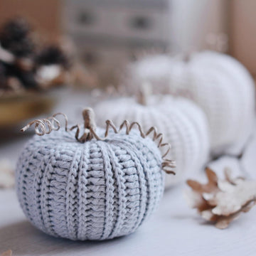 Fall Crochet Pattern for Three Harvest Pumpkins