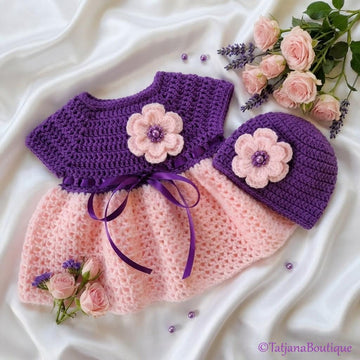 Baby Dress and Hat