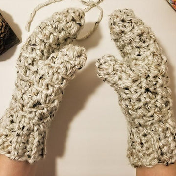 Aspen Tweed Mittens