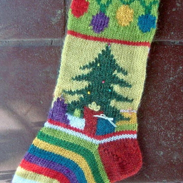 Mix-It-Up Christmas Stocking Intarsia