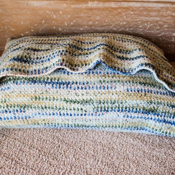 Crochet Pillow Pet Bed w/Blanket