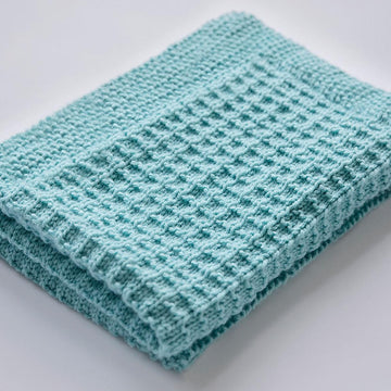 Textured Knit Baby Blanket
