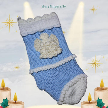 Angel Christmas Stocking