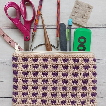 Through the Window Cosmetic Bag or Hook Pouch