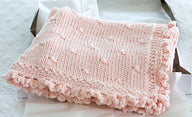 Rosebuds and Ruffles Baby Blanket