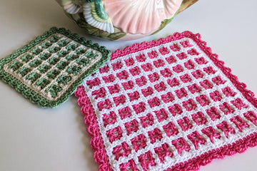 Squares Woven Hot Pad & Coaster