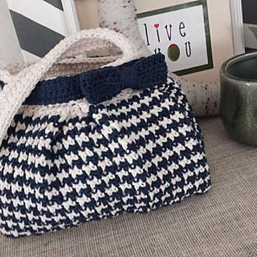 Houndstooth Handbag