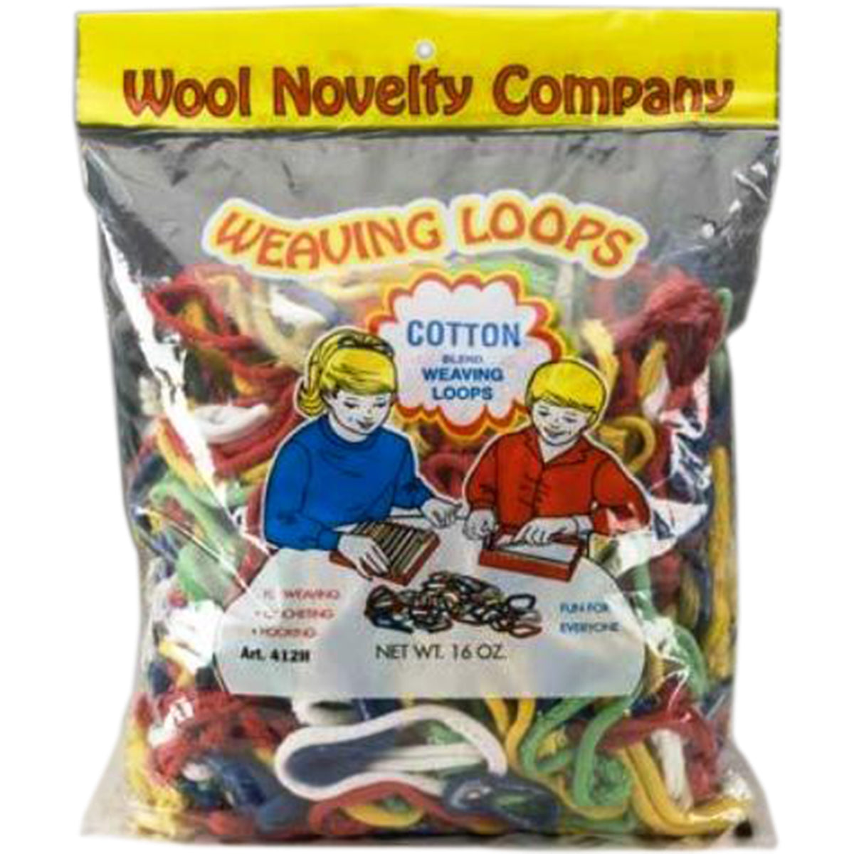 Wool Novelty Cotton Weaving Loops 16oz - Assorted