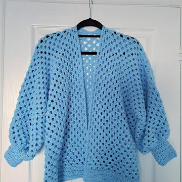 Crochet Lily Hexagon Cardigan Pattern