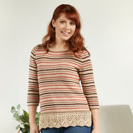 975 Tanager - Jumper Knitting Pattern for Women in Valley Yarns Goshen