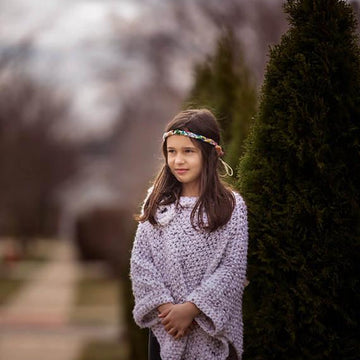 Assymetrical poncho
