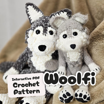 Woolfi the Wolf - ADHD-friendly Crochet Pattern
