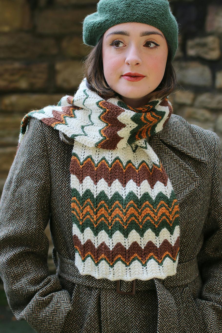 Feather Stitch Scarf