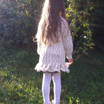 Anamchara - opulent Girl's Cable Jumper / Sweater