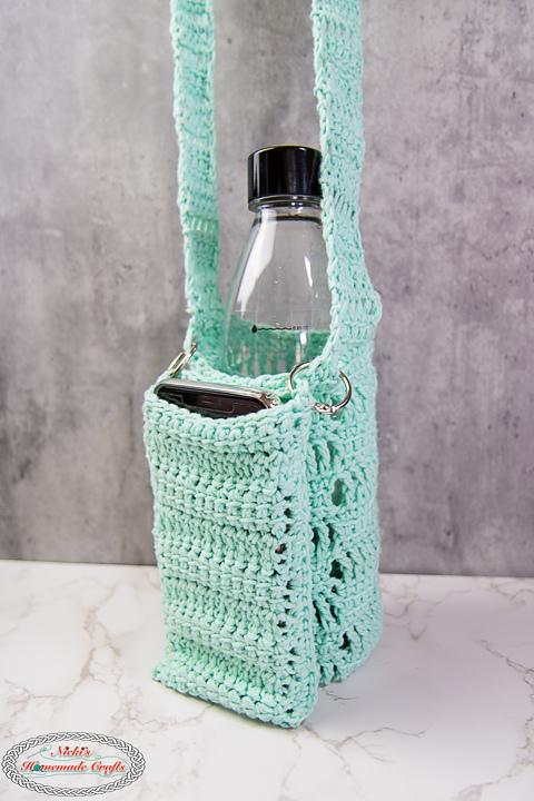 Water Bottle Holder with Phone Pocket