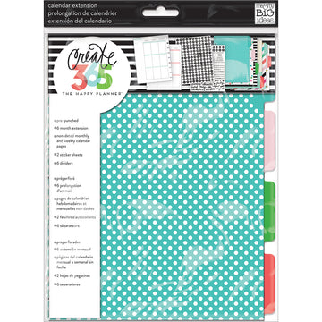 The Happy Planner 6-Month Undated Medium Planner Extension Pack - Sunshine Month