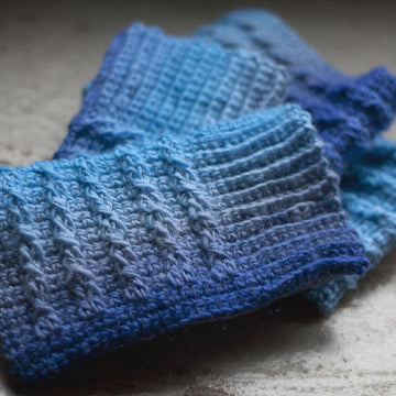 Spry Twist Mitts and Ear Warmer