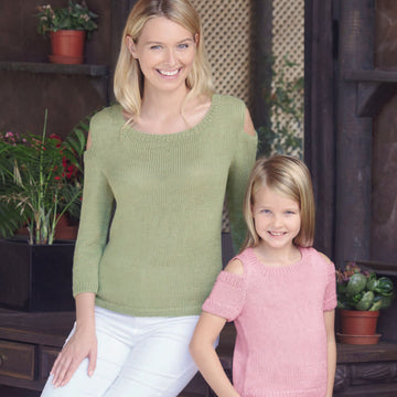 Tops in Sirdar Summer Linen DK - 8136 - Downloadable PDF