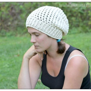 Crochet Slouchy Beret Beanie Pattern Unique & Easy