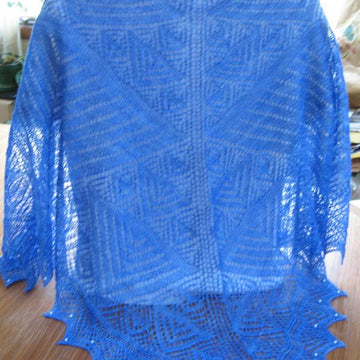 Sierpinski's Triangle Shawl