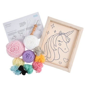 Trimits Punch Needle Kit: Unicorn - 20.32 x 25.4cm (8 x 10in)